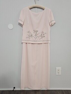 Worthington Petite Pale Blush Pink Lined Garment